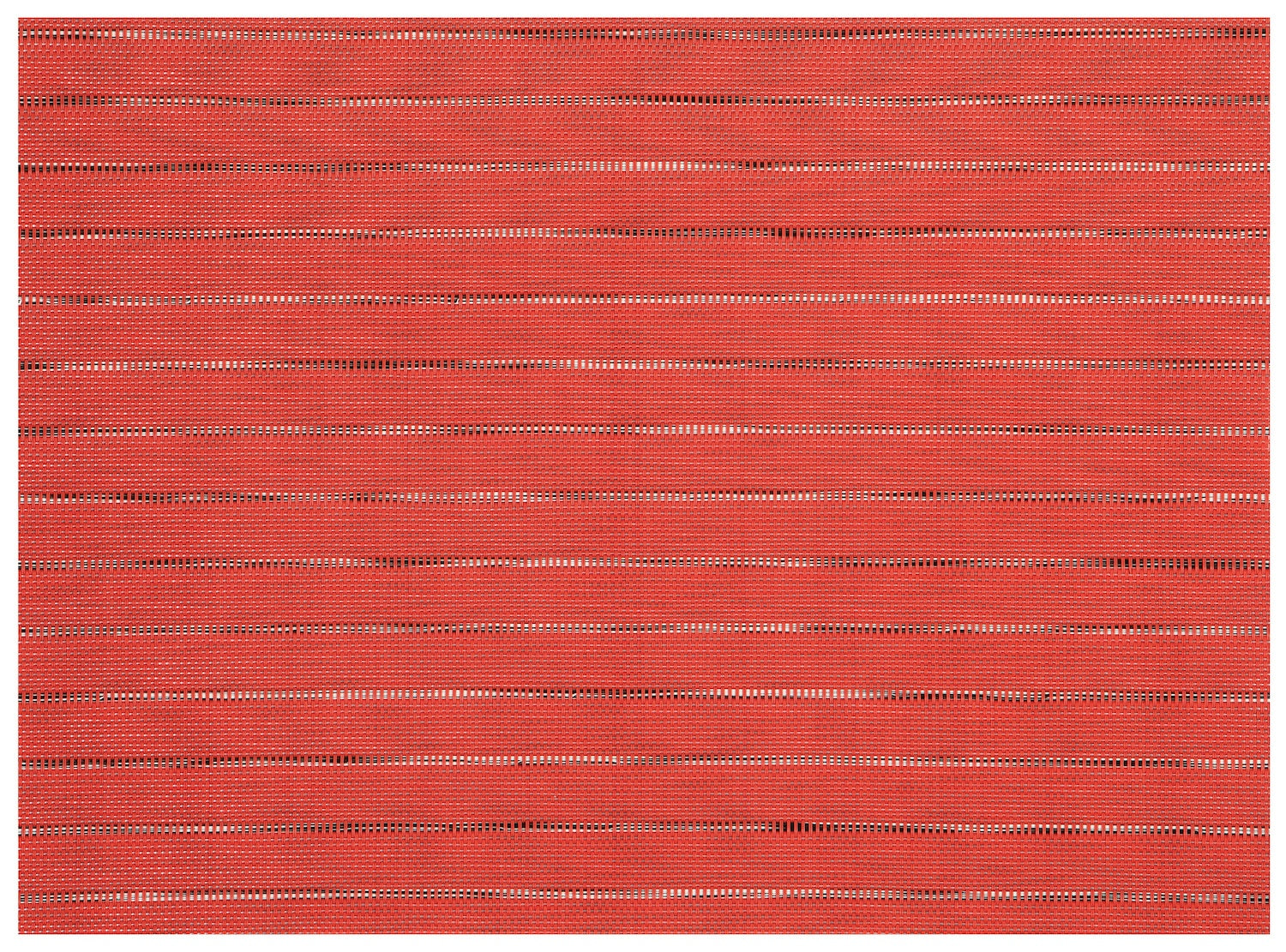 set da tavola manoka corallo, colore corallo, taglia 33 x 45. coordinato da tavola piegato con vista completa su sfondo neutro