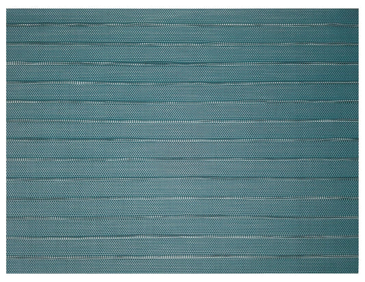 set da tavola manoka pavone, colore pavone, taglia 33 x 45. coordinato da tavola piegato con vista completa su sfondo neutro