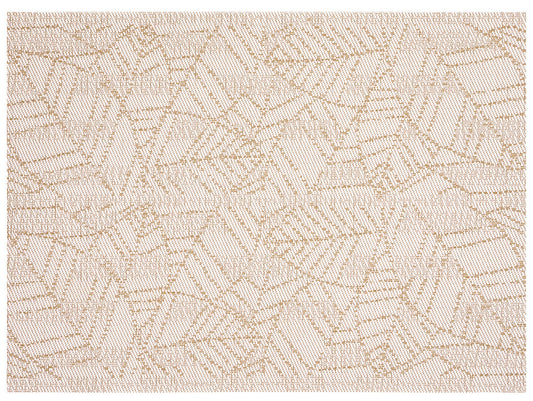 set da tavola gena taupe, colore taupe, taglia 33 x 45. coordinato da tavola piegato con vista completa su sfondo neutro