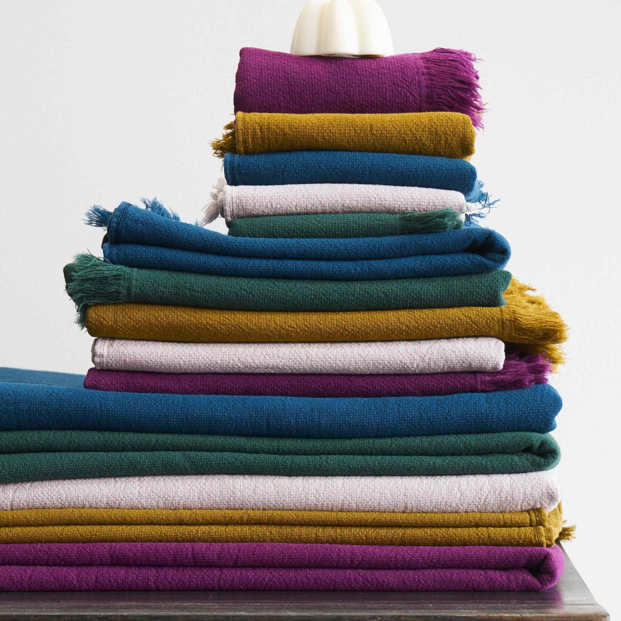 set di 2 asciugamani ospiti luna uragano, colore uragano, taglia 50 x 30. perfetto per l’uso quotidiano o per accogliere con stile