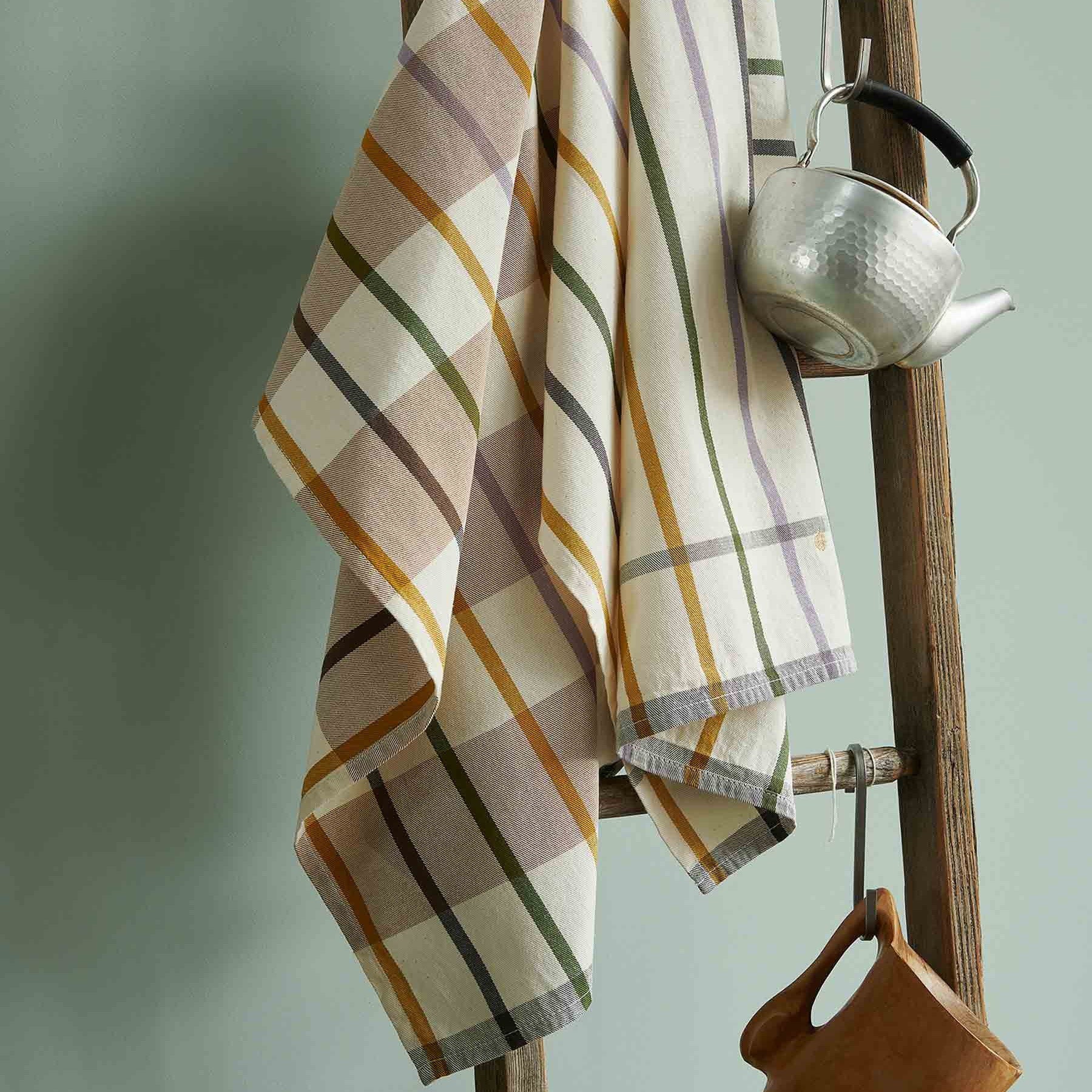 set di 2 strofinacci archie noci, colore noci, taglia 50 x 70. pratico e assorbente, perfetto per asciugare piatti e stoviglie