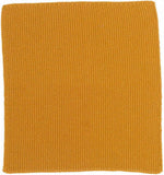 set di 3 asciugamani lavorati a maglia riciclati izan girasole, colore girasole, taglia 25 x 25. realizzato in 80% cotone riciclato 20% poliestere, ideale per assorbenza e delicatezza sulla pelle