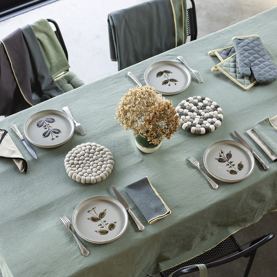 sottopentola riciclato brian naturale, colore naturale, taglia diamètre 20. aggiunge un tocco decorativo alla cucina