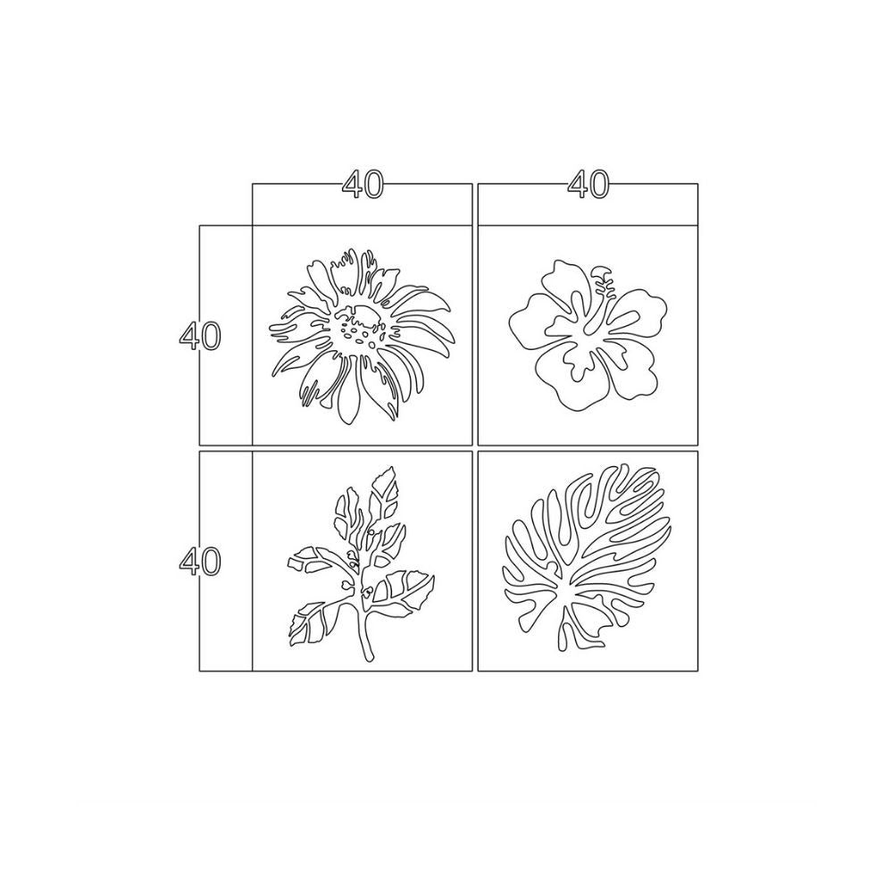 cornice decorativa natura nero 40x40 cm mt1924181, quadro moderno con cornice elegante per pareti raffinate