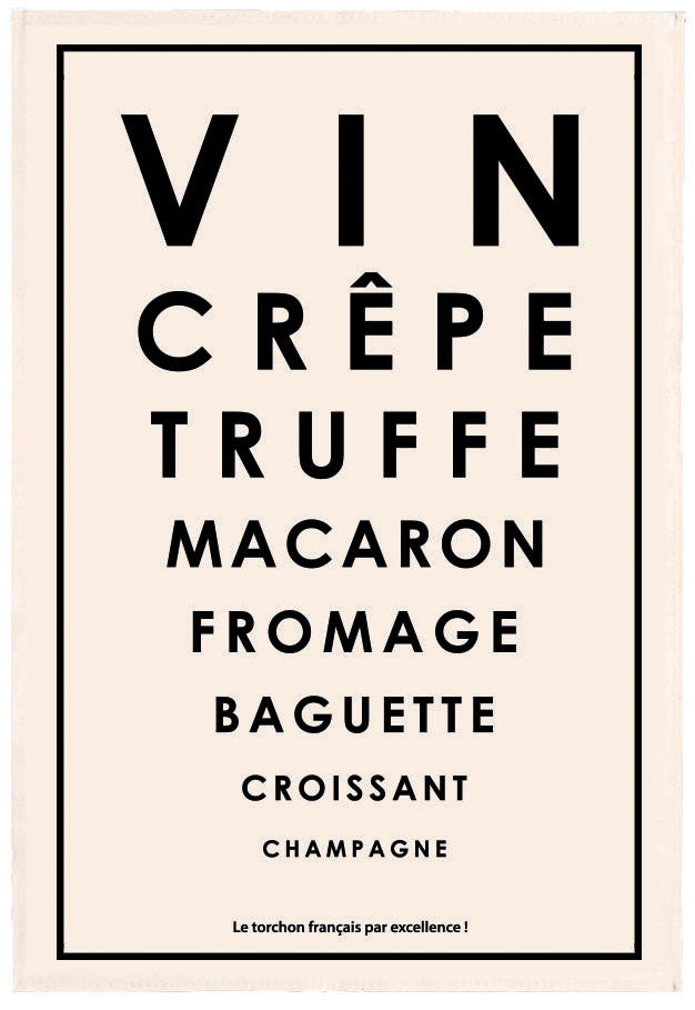 asciugamano specialites francaises ecru, colore ecru, taglia 48 x 72. strofinaccio piegato su fondo neutro per mostrare texture e finiture