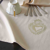 strofinaccio bon coeur oro, colore oro, taglia 50 x 70. confezionato in 100% cotone bio, assorbenza e resistenza per ogni esigenza in cucina