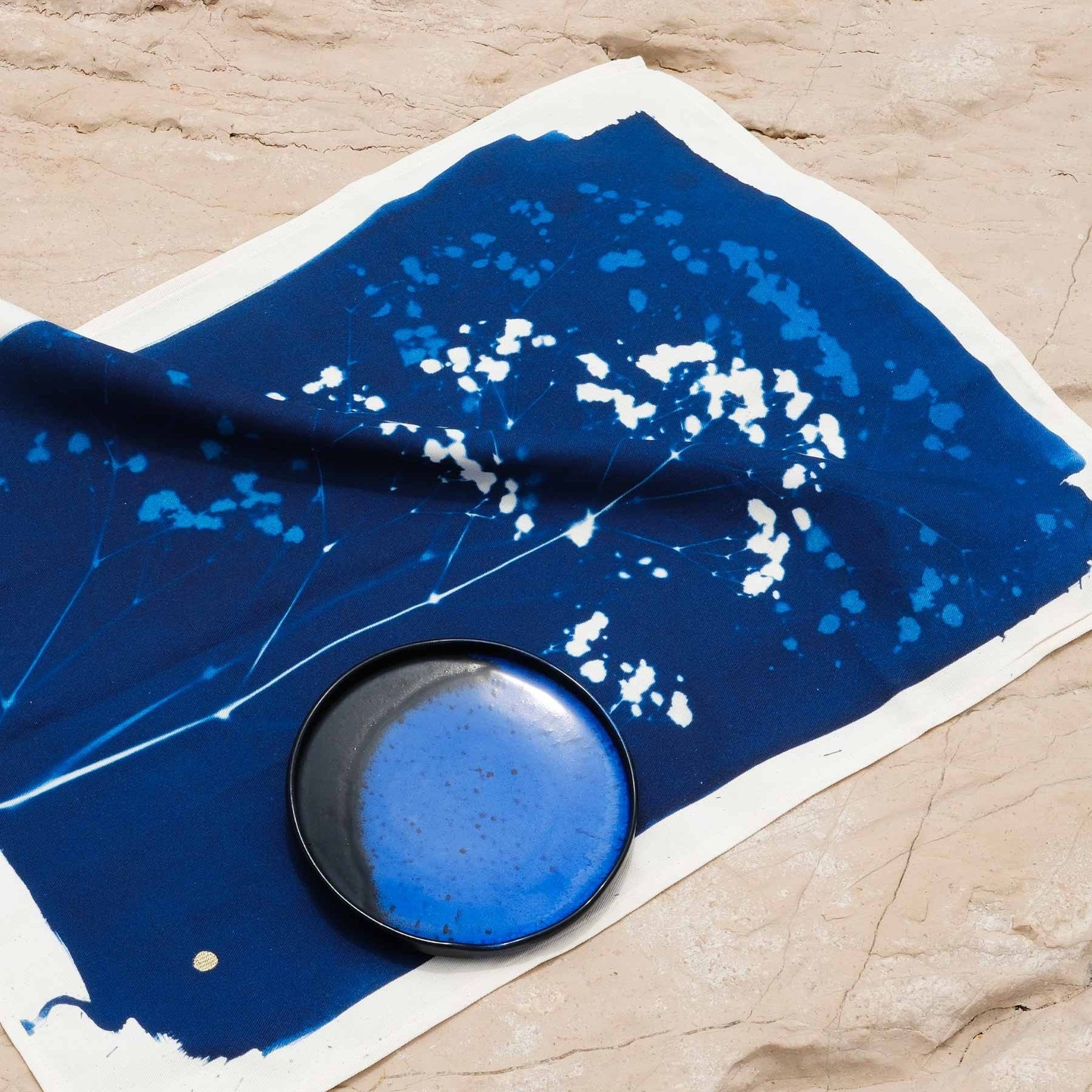 strofinaccio gypso blu, colore blu, taglia 50 x 70. tessuto resistente per un uso quotidiano intensivo