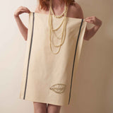 strofinaccio huitre oro, colore oro, taglia 50 x 80. pratico e assorbente, perfetto per asciugare piatti e stoviglie