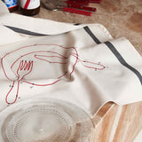 strofinaccio phil dinette ecru, colore ecru, taglia 50 x 70. confezionato in 100% cotone bio, assorbenza e resistenza per ogni esigenza in cucina