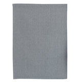 strofinaccio jani ombra, colore ombra, taglia 50 x 70. strofinaccio piegato su fondo neutro per mostrare texture e finiture