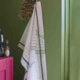 torchon tonton verde, colore verde, taglia 50 x 70. pratico e assorbente, perfetto per asciugare piatti e stoviglie