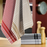 strofinaccio petits carreaux nero, colore nero, taglia 50 x 70. confezionato in 100% cotone, assorbenza e resistenza per ogni esigenza in cucina