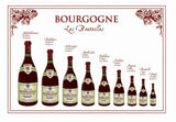 strofinaccio bouteille bourgogne bianco, colore bianco, taglia 72 x 48. strofinaccio piegato su fondo neutro per mostrare texture e finiture