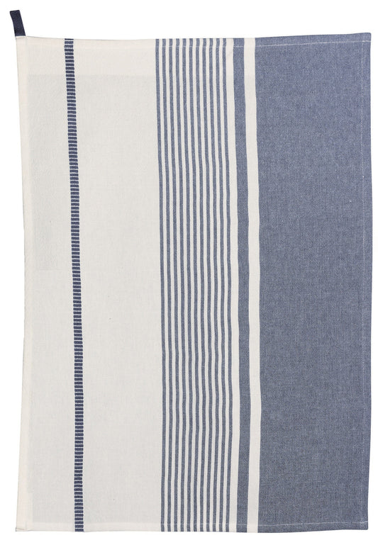 strofinaccio ares ombra, colore ombra, taglia 50 x 70. strofinaccio piegato su fondo neutro per mostrare texture e finiture