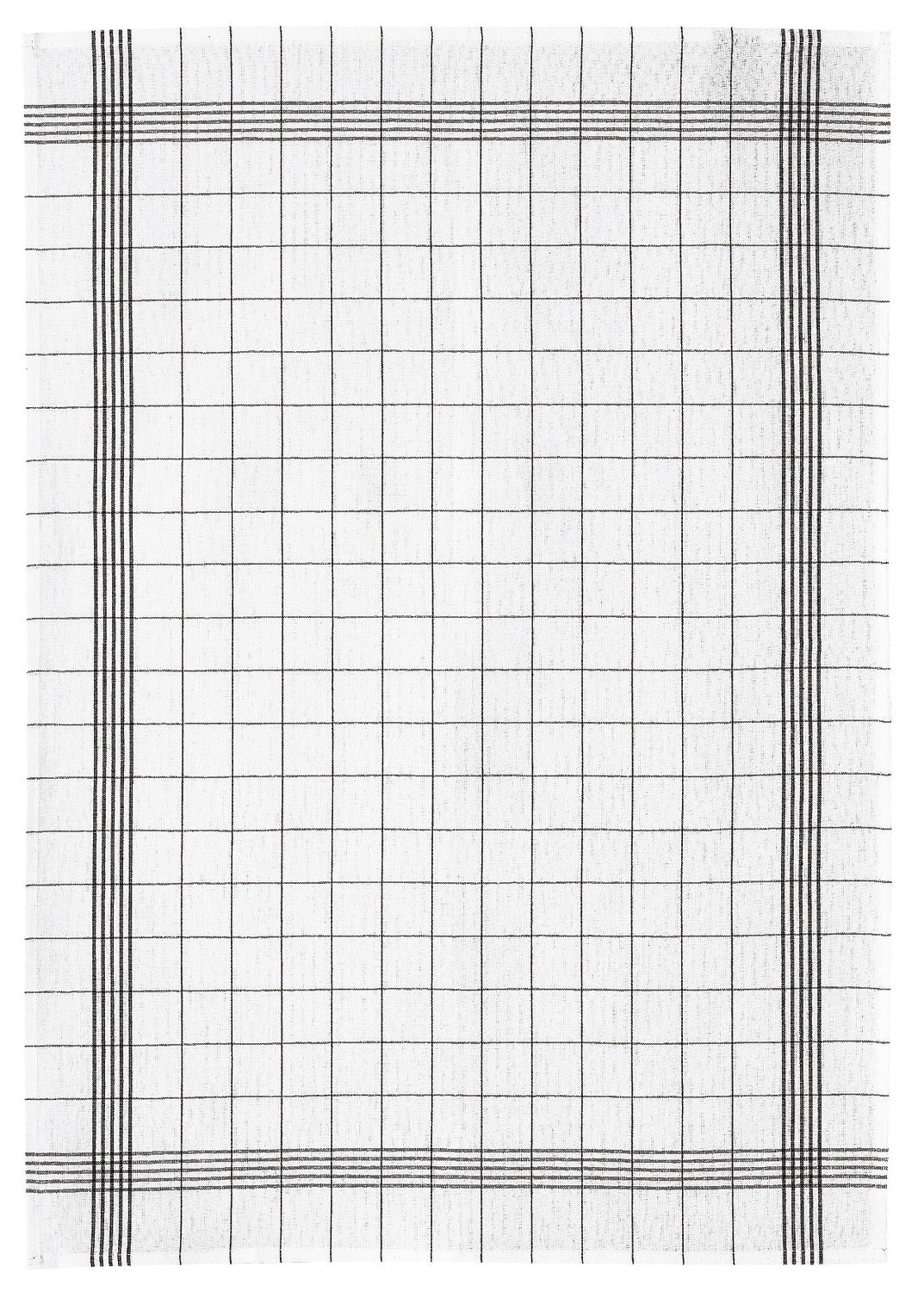 strofinaccio misto carreaux nero, colore nero, taglia 55 x 75. confezionato in 50% lino 50% cotone, assorbenza e resistenza per ogni esigenza in cucina