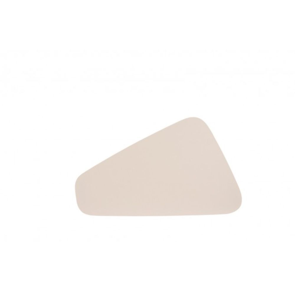 set di 2 tavolini yvonne in acciaio beige, realizzato in materiali outdoor come alluminio o rattan