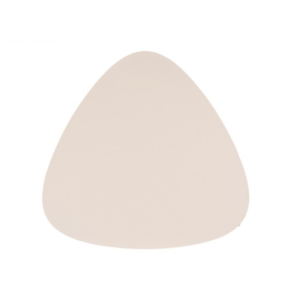 set di 2 tavolini yvonne in acciaio beige, realizzato in materiali outdoor come alluminio o rattan