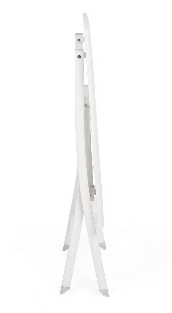 tavolo elin pieghevole bianco 70×70 cm, facile da pulire e da spostare all’occorrenza