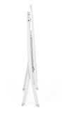 tavolo elin pieghevole bianco 70×70 cm, facile da pulire e da spostare all’occorrenza