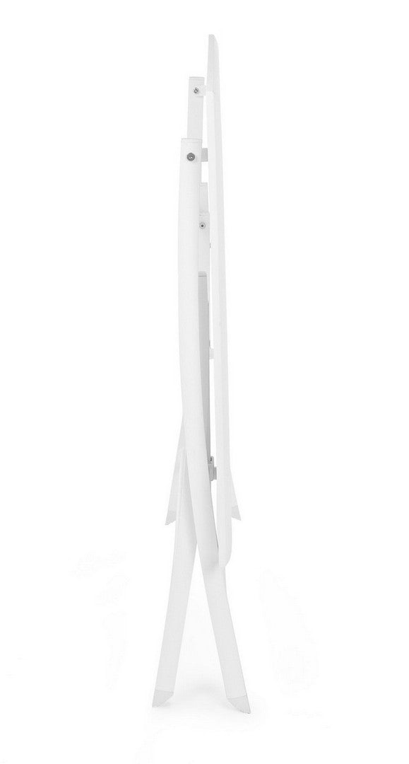 tavolo elin pieghevole bianco 110×70 cm, facile da pulire e da spostare all’occorrenza