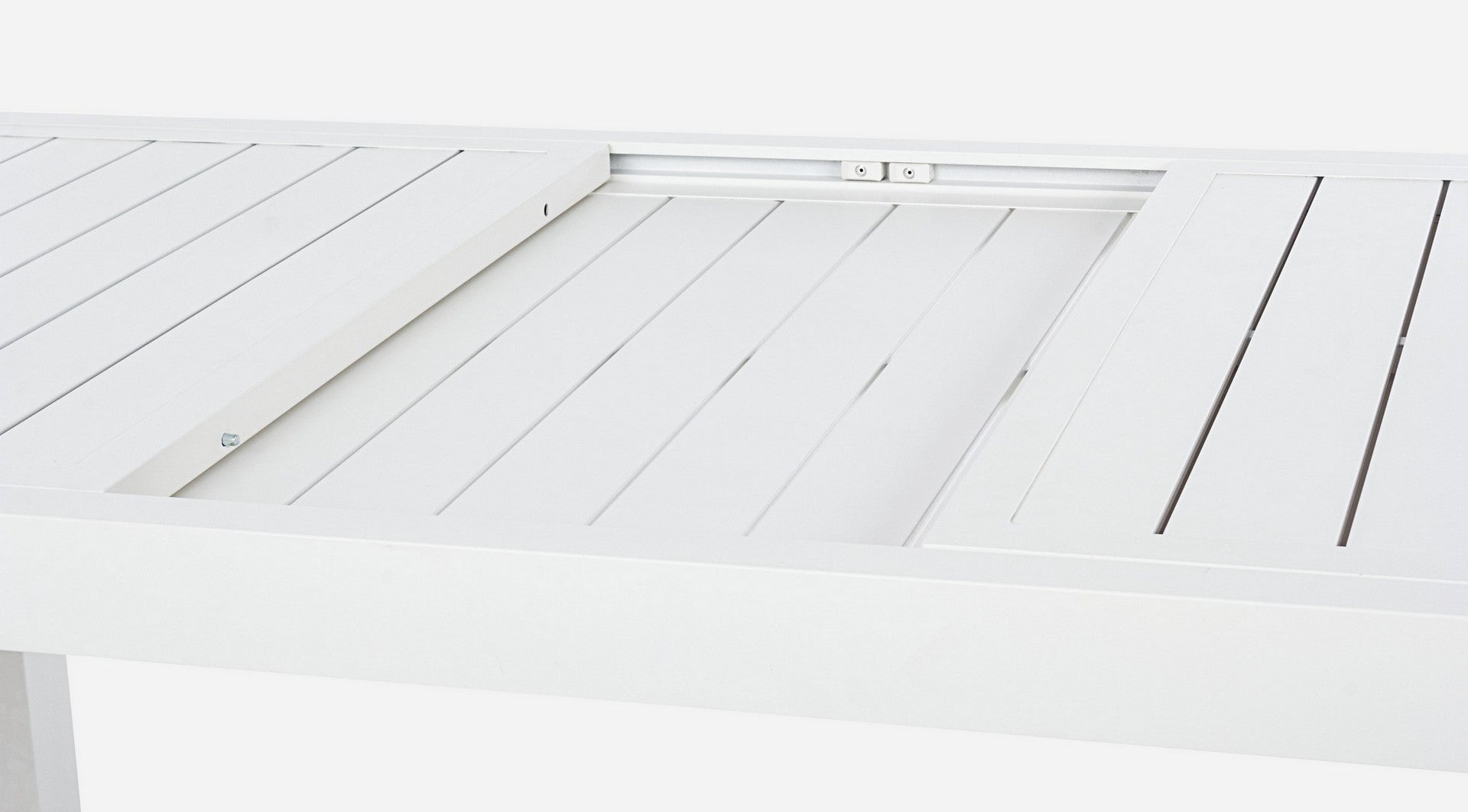 tavolo hilde allungabile bianco 160/240×90 cm, design resistente e dal look naturale