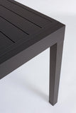 tavolo allungabile pelagius in alluminio antracite 83×80 cm – 166×80 cm, tavolo outdoor che unisce stile e praticità