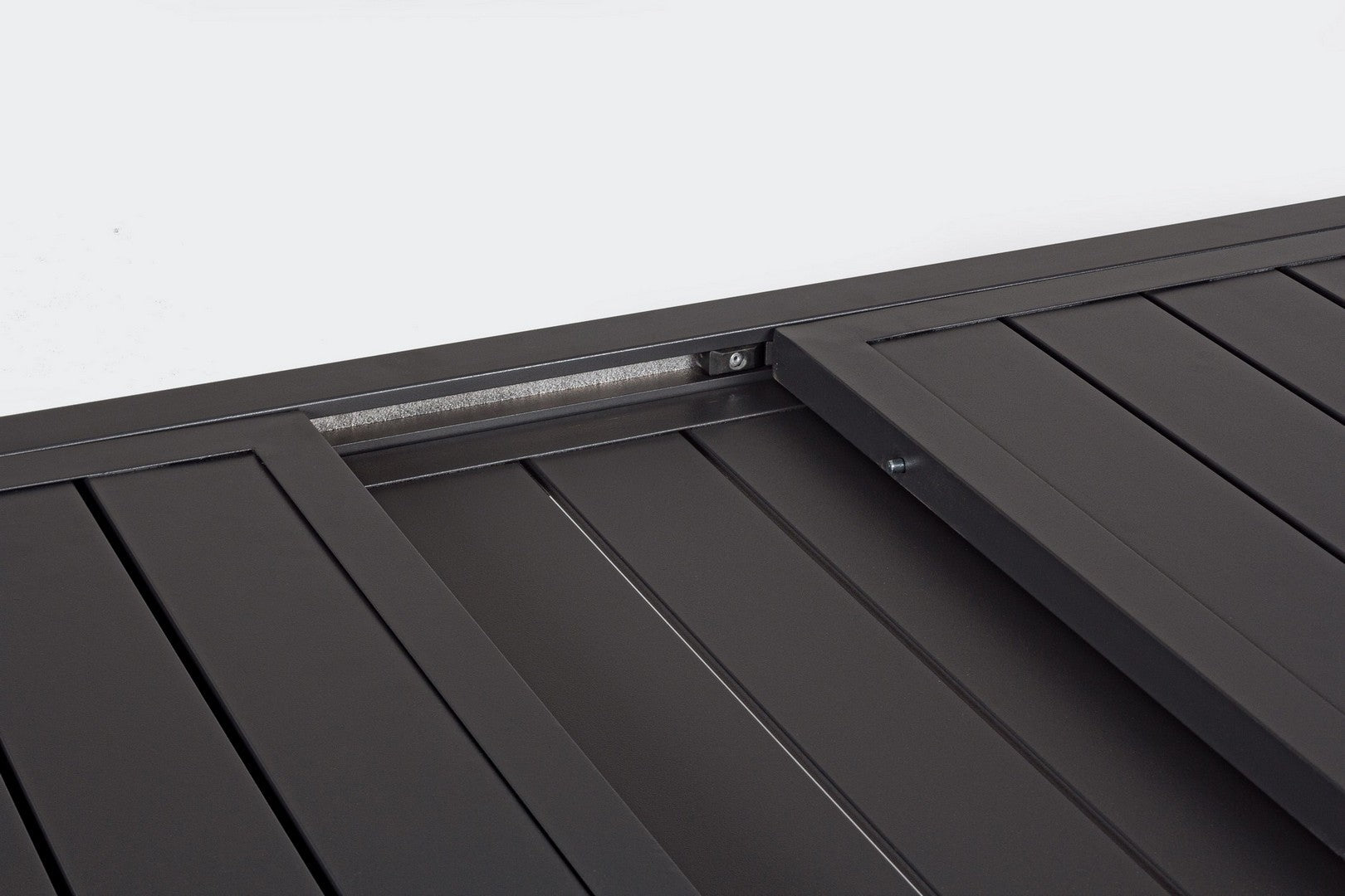 tavolo hilde allungabile antracite 160/240×90 cm, design resistente e dal look naturale