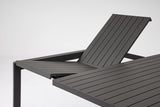 tavolo allungabile kiplin in alluminio antracite 149×97 cm – 149×149 cm, tavolo outdoor che unisce stile e praticità