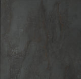 tavolo gorgona in legno, finitura in acciaio ossidato e metallo verniciato antracite, allungabile 140×90 cm – 220×90 cm,...