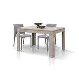 tavolo lipari finitura olmo perla allungabile 140×90 cm – 220×90 cm, tavolo elegante adatto a sala da pranzo o cucina