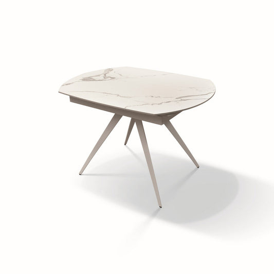 tavolo lavezzi marmo statuario 120×90 – 180×90 cm, tavolo elegante adatto a sala da pranzo o cucina