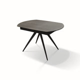 tavolo lavezzi grigio grafite 120×90 – 180×90 cm, tavolo elegante adatto a sala da pranzo o cucina