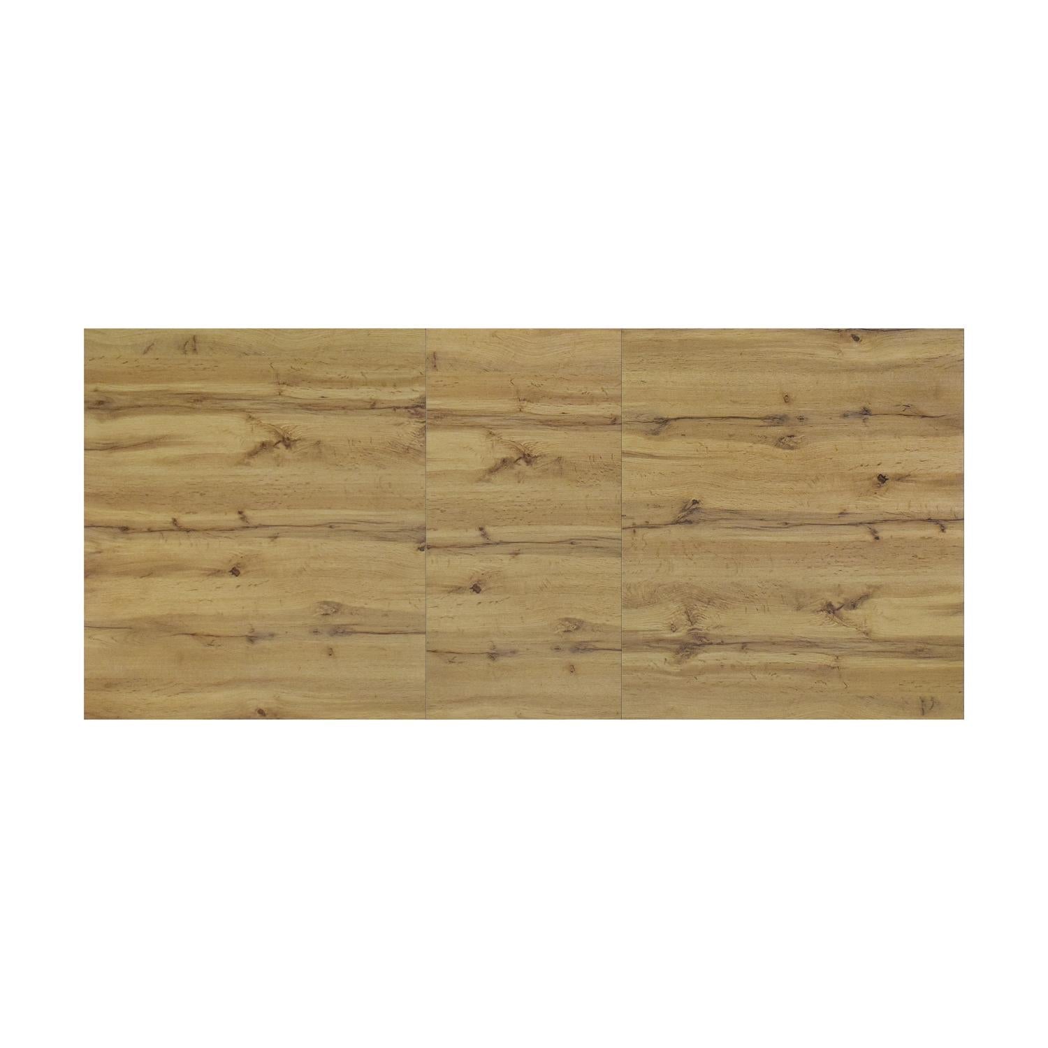 tavolo zagabria in legno, finitura rovere rustico, allungabile 120×80 cm – 160×80 cm, complemento versatile per ogni stile...