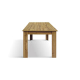 tavolo zagabria in legno, finitura rovere rustico, allungabile 120×80 cm – 160×80 cm, ideale per ospitare pranzi o riunioni