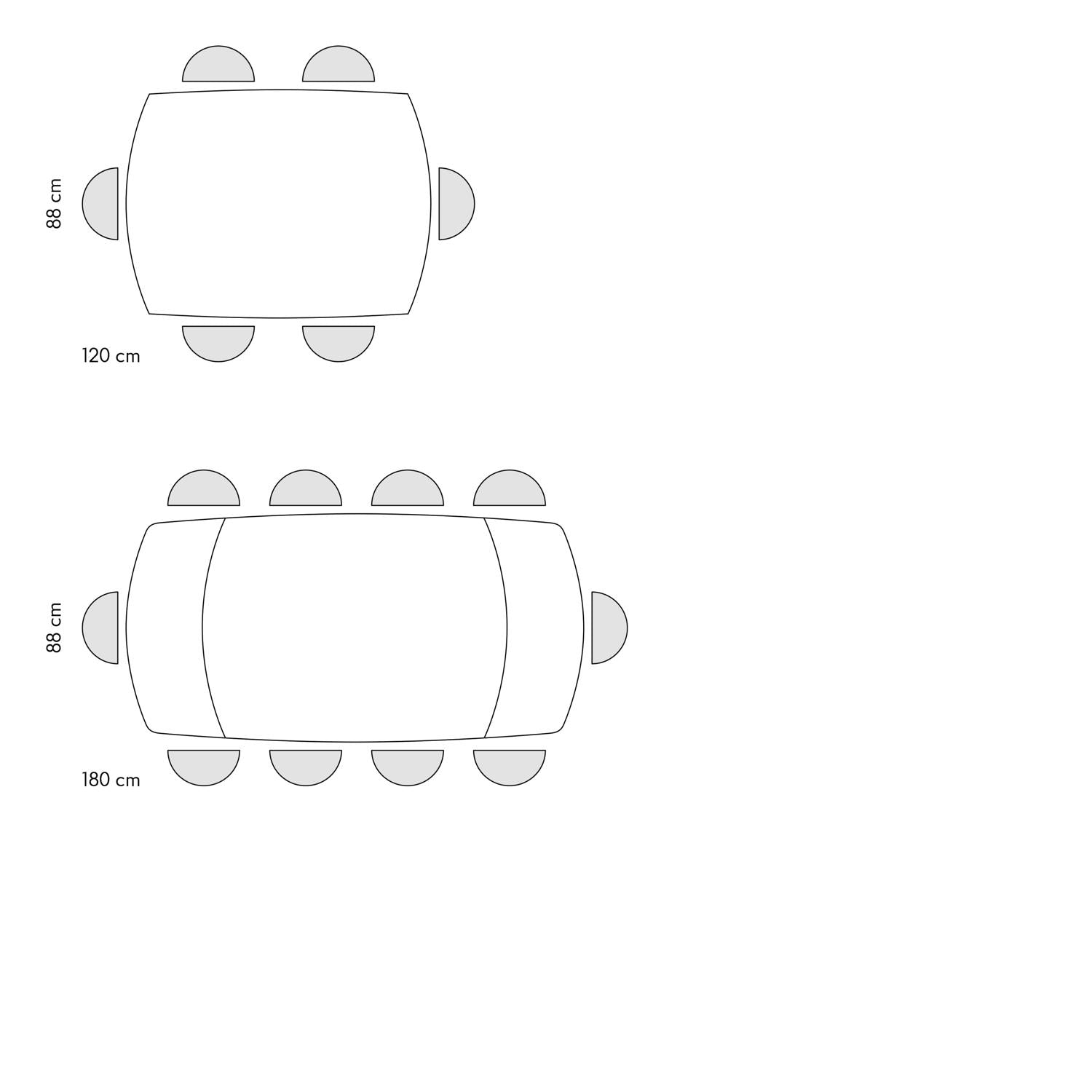 tavolo bonifacio in ceramica bianco statuario e base in metallo verniciato nero, allungabile 120×88 cm – 180×88 cm, arredo...