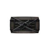 tavolo bonifacio in ceramica nero sahara e base in metallo verniciato nero, allungabile 160×90 cm – 240×90 cm, complemento...