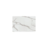 tavolino camogli in legno, finitura bianco statuario e base in metallo nero trasformabile, 120×80 cm – 220×80 cm, ideale per...