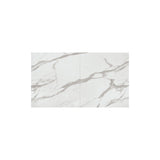 tavolo camaiore in legno, finitura bianco statuario e gambe a x in metallo bianco, allungabile 140×90 cm – 220×90 cm, ideale...