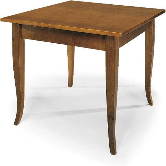 tavolo santo spirito fisso 90×90 cm, tavolo elegante adatto a sala da pranzo o cucina