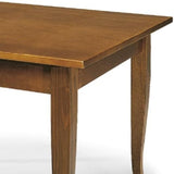 tavolo santo spirito fisso 90×90 cm, dettaglio della struttura in legno o metallo