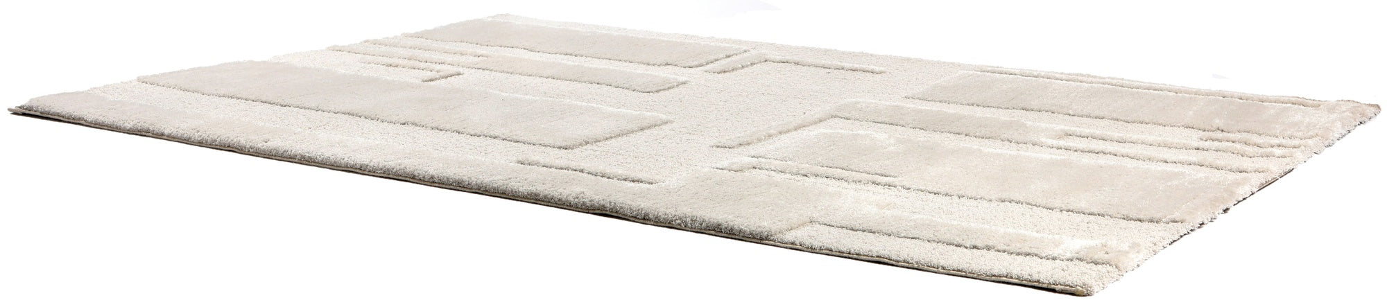 tappeto louka avorio, colore avorio, taglia 160 x 230 x 2. materiali naturali e sostenibili per un comfort ecologico e duraturo