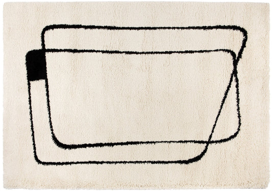 tappeto azara neve, colore neve, taglia 160 x 230 x 3. tappeti di design per arredare con stile ogni ambiente della casa