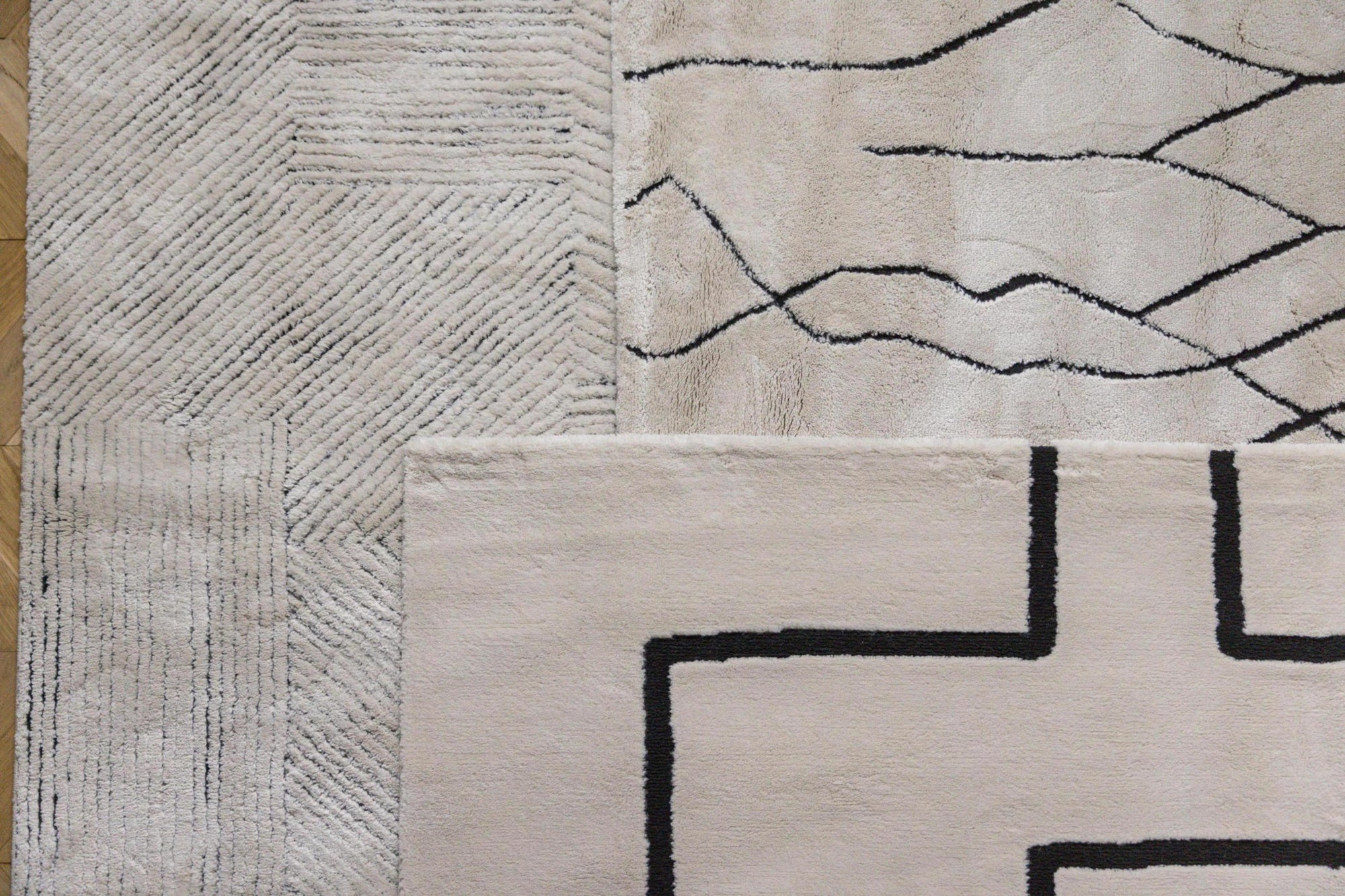 tappeto luna neve, colore neve, taglia 200 x 290 x 2. facili da pulire e mantenere, perfetti per la vita quotidiana