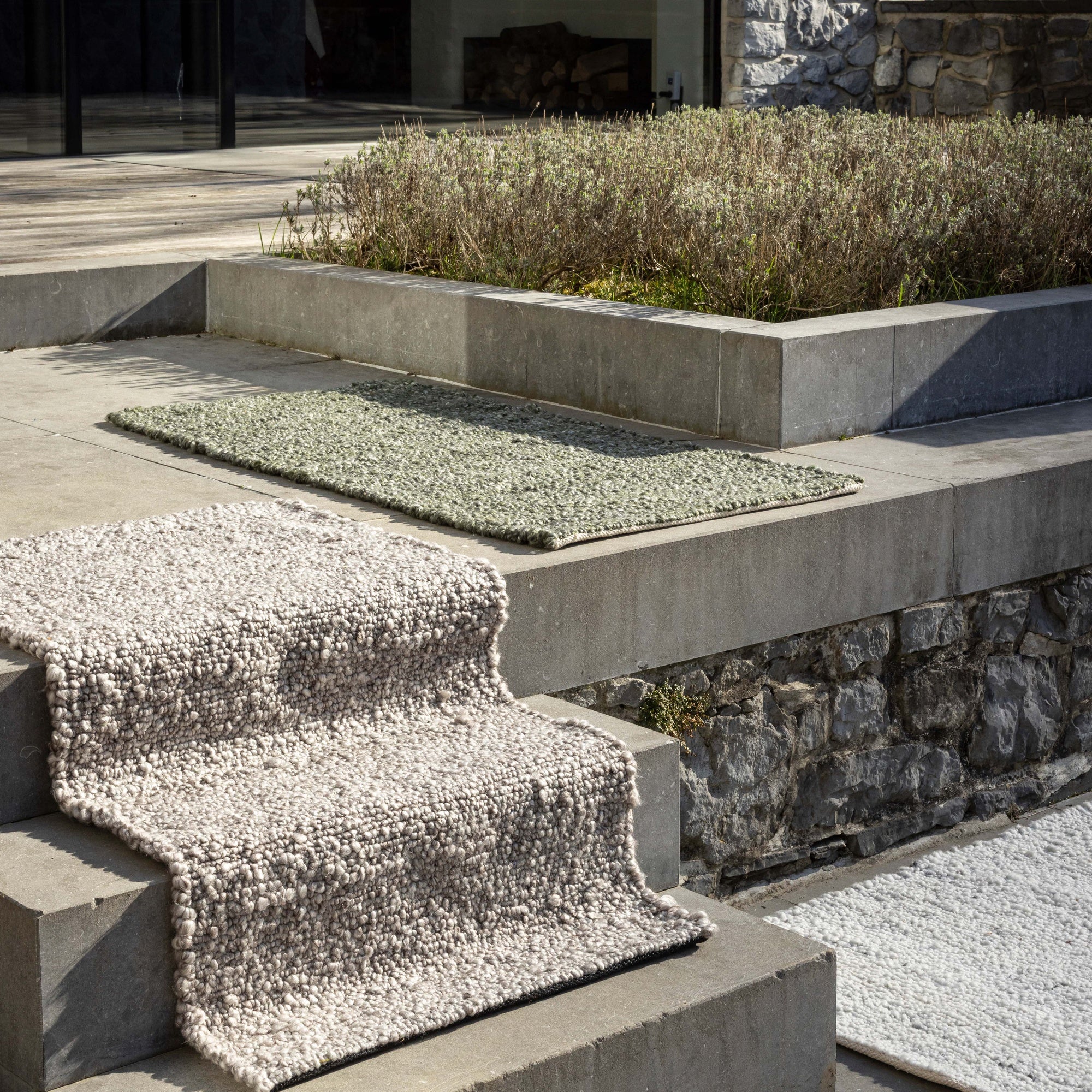 tappeto alma naturale, colore naturale, taglia 70 x 140 x 1. facili da pulire e mantenere, perfetti per la vita quotidiana