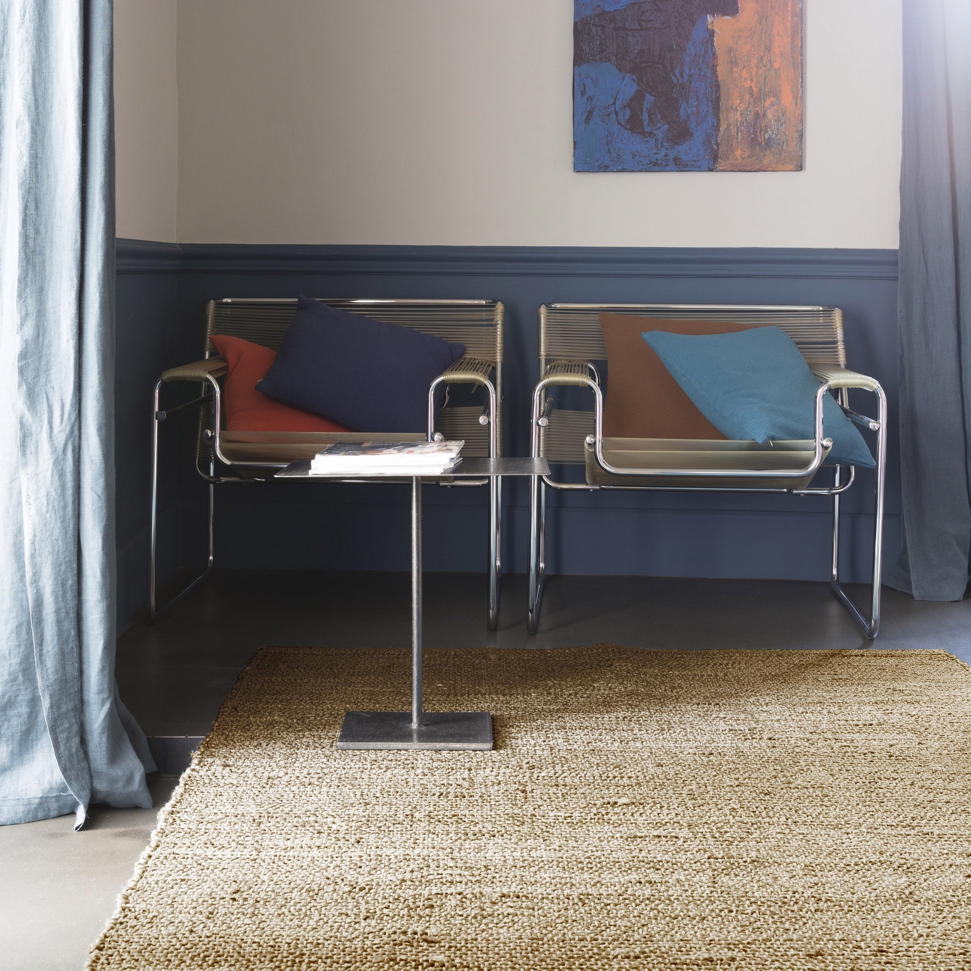 tappeto jarod naturale, colore naturale, taglia 140 x 200. materiali naturali e sostenibili per un comfort ecologico e duraturo