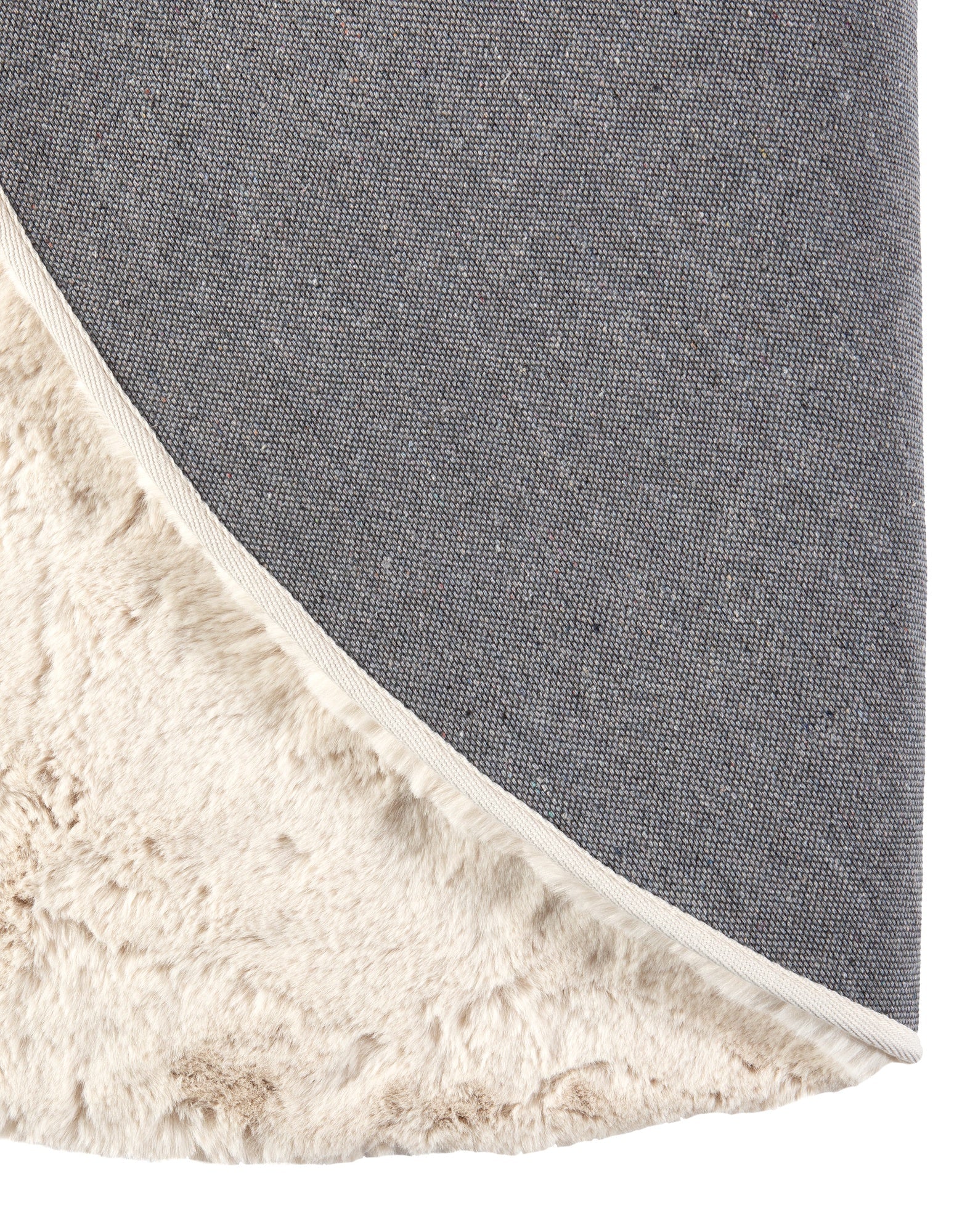 tappeto eddy avorio, colore avorio, taglia diamètre 120. tappeti morbidi e resistenti, ideali per un’atmosfera accogliente