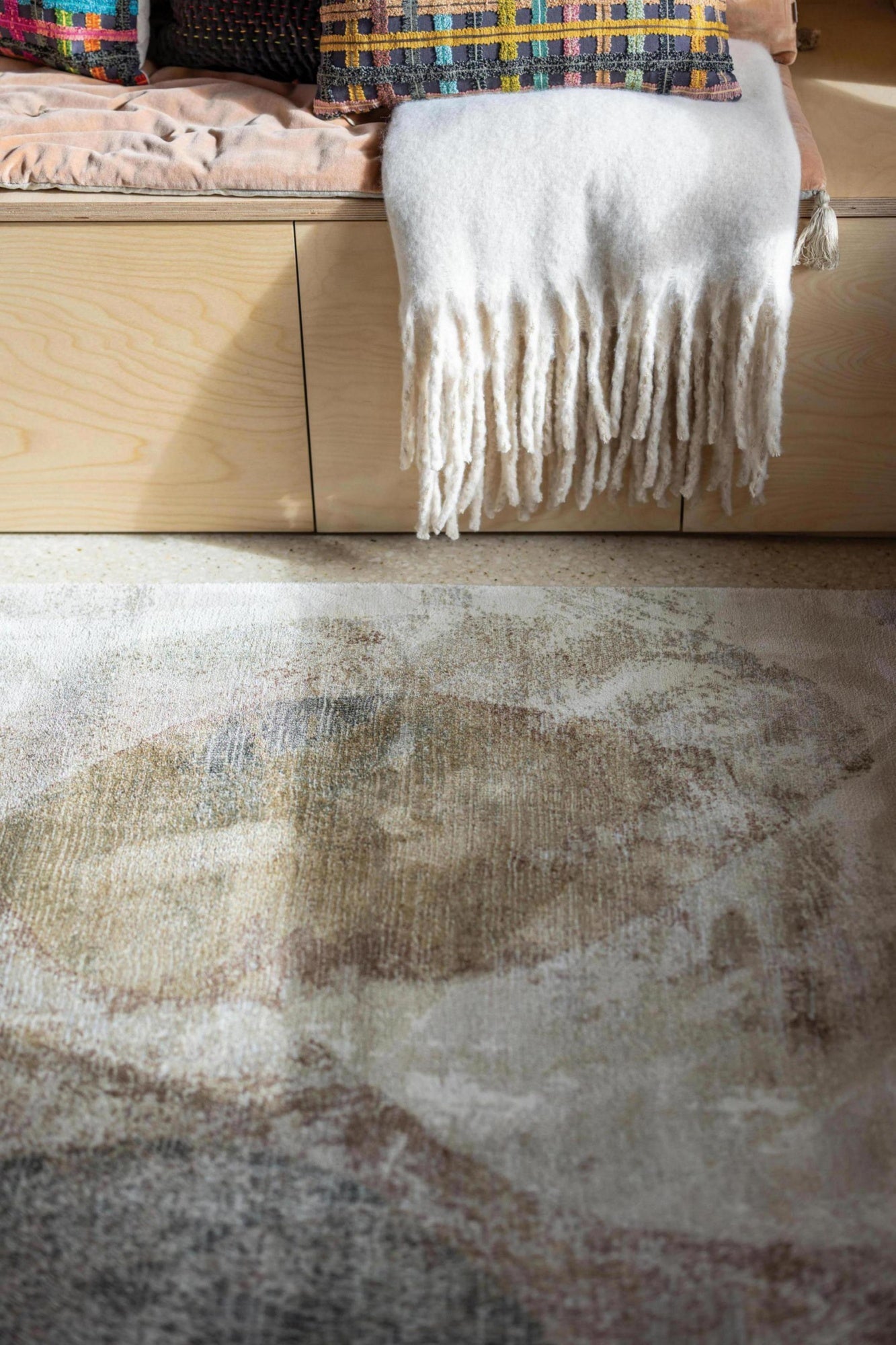 tappeto aloyse bronzo, colore bronzo, taglia 160 x 230. facili da pulire e mantenere, perfetti per la vita quotidiana