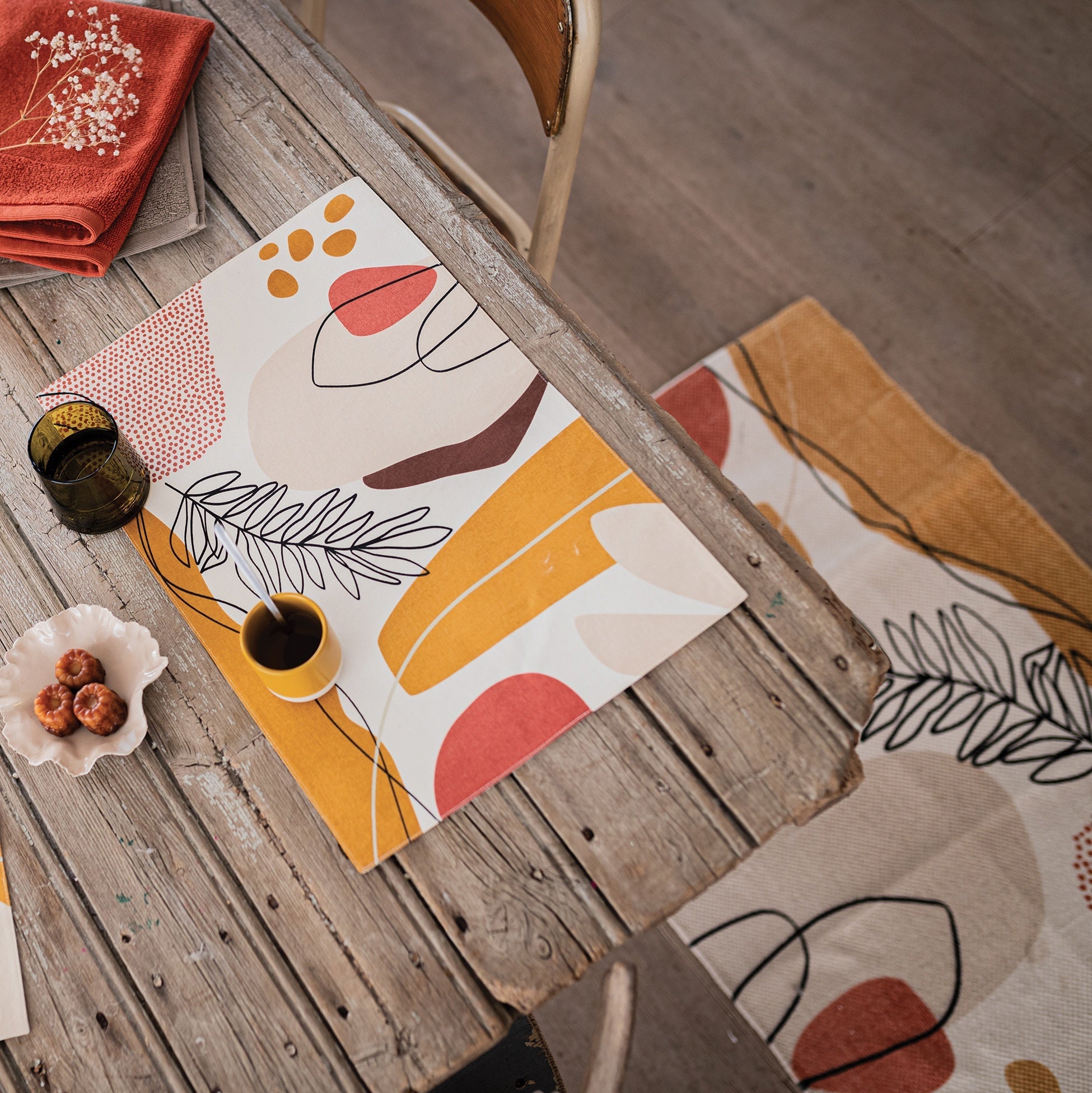 tappeto legno multico, colore multico, taglia 60 x 90. materiali naturali e sostenibili per un comfort ecologico e duraturo