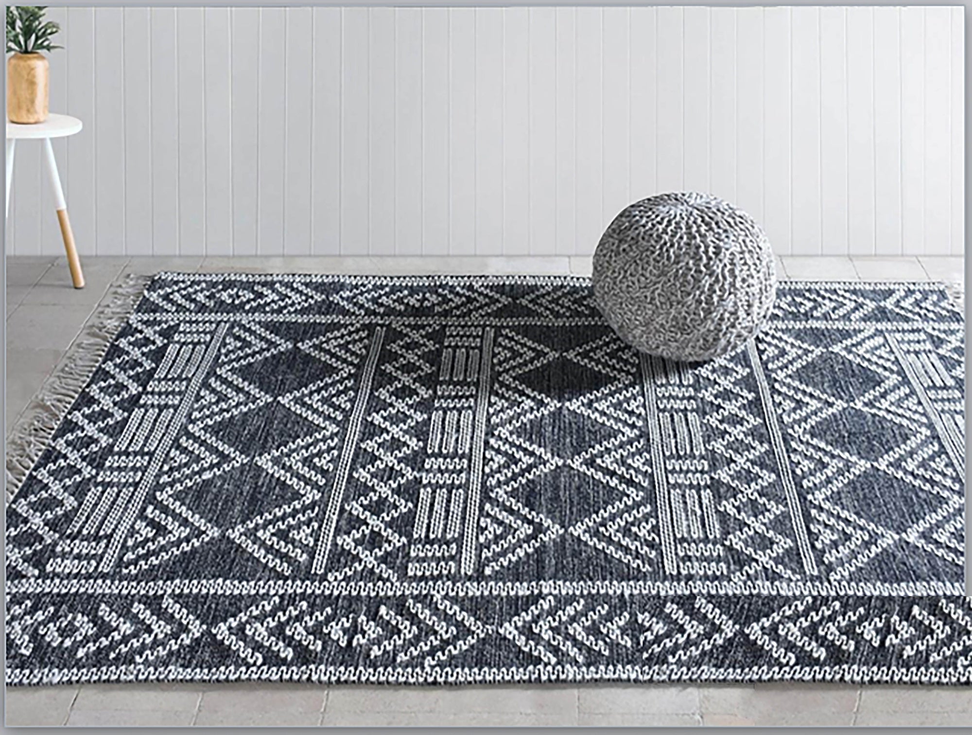 tappeto mais carbone/avorio, colore carbone/avorio, taglia 160 x 230. materiali naturali e sostenibili per un comfort ecologico e duraturo