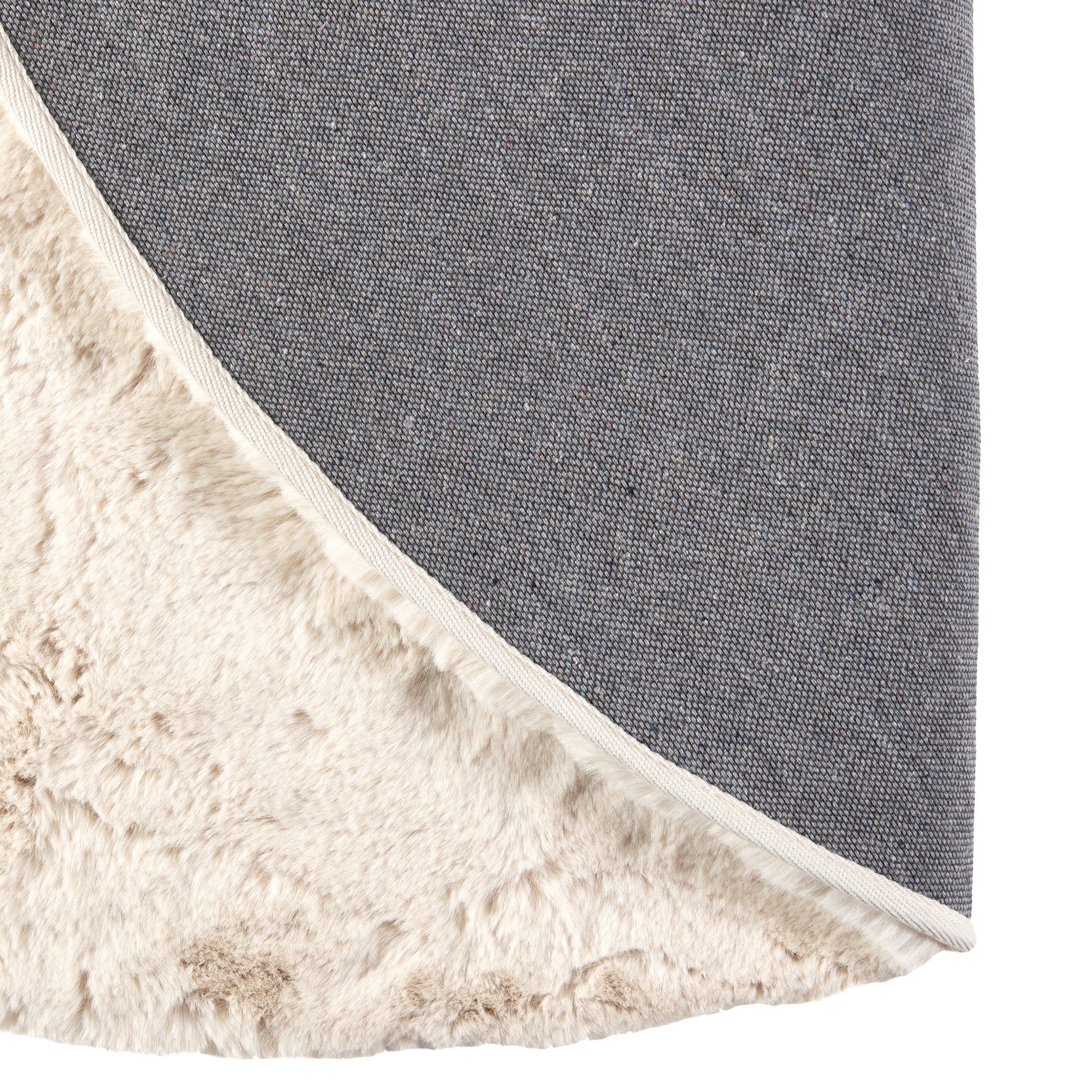 tappeto eddy avorio, colore avorio, taglia diamètre 160. tappeti morbidi e resistenti, ideali per un’atmosfera accogliente